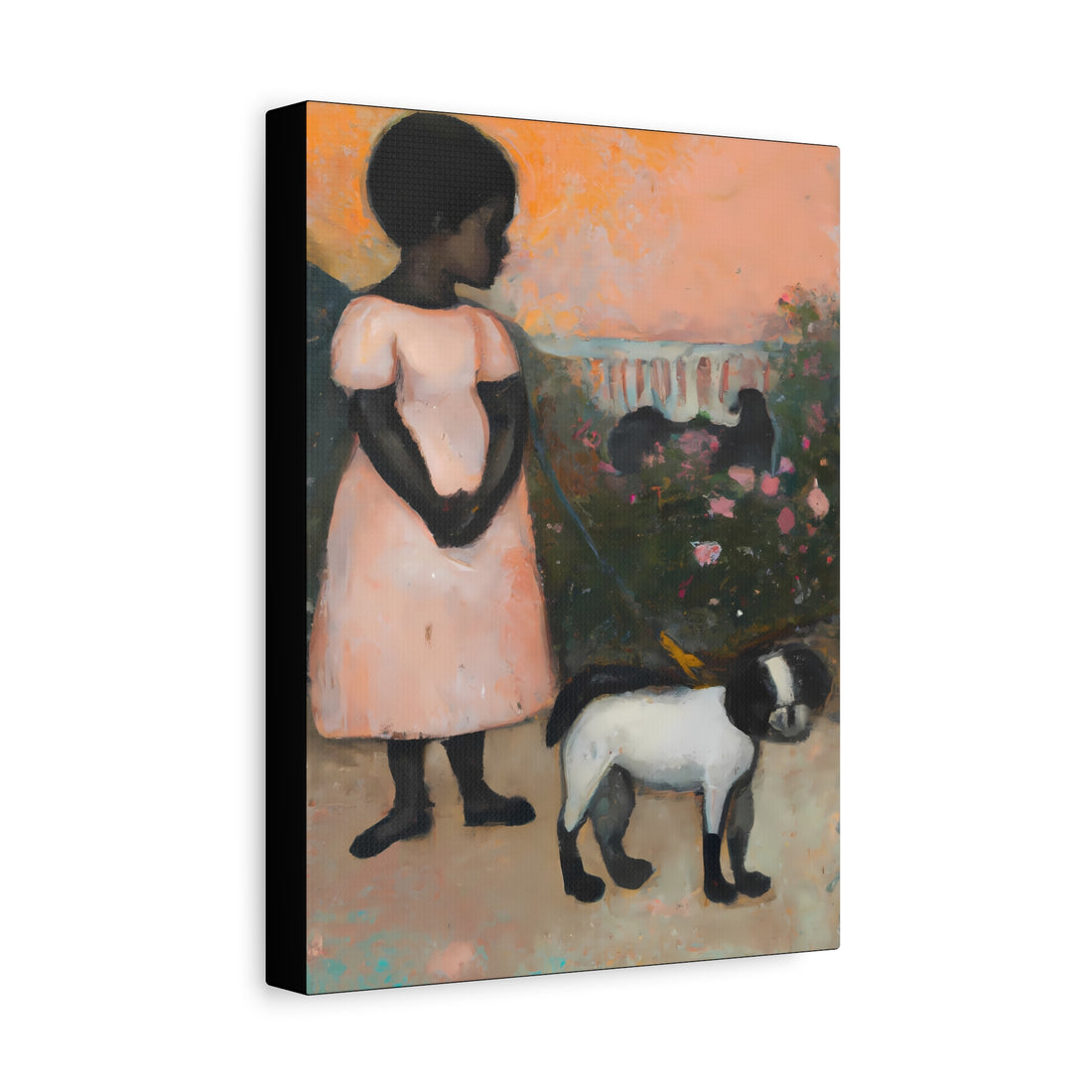 Love dogs, Canvas Wall Art Daughter Series