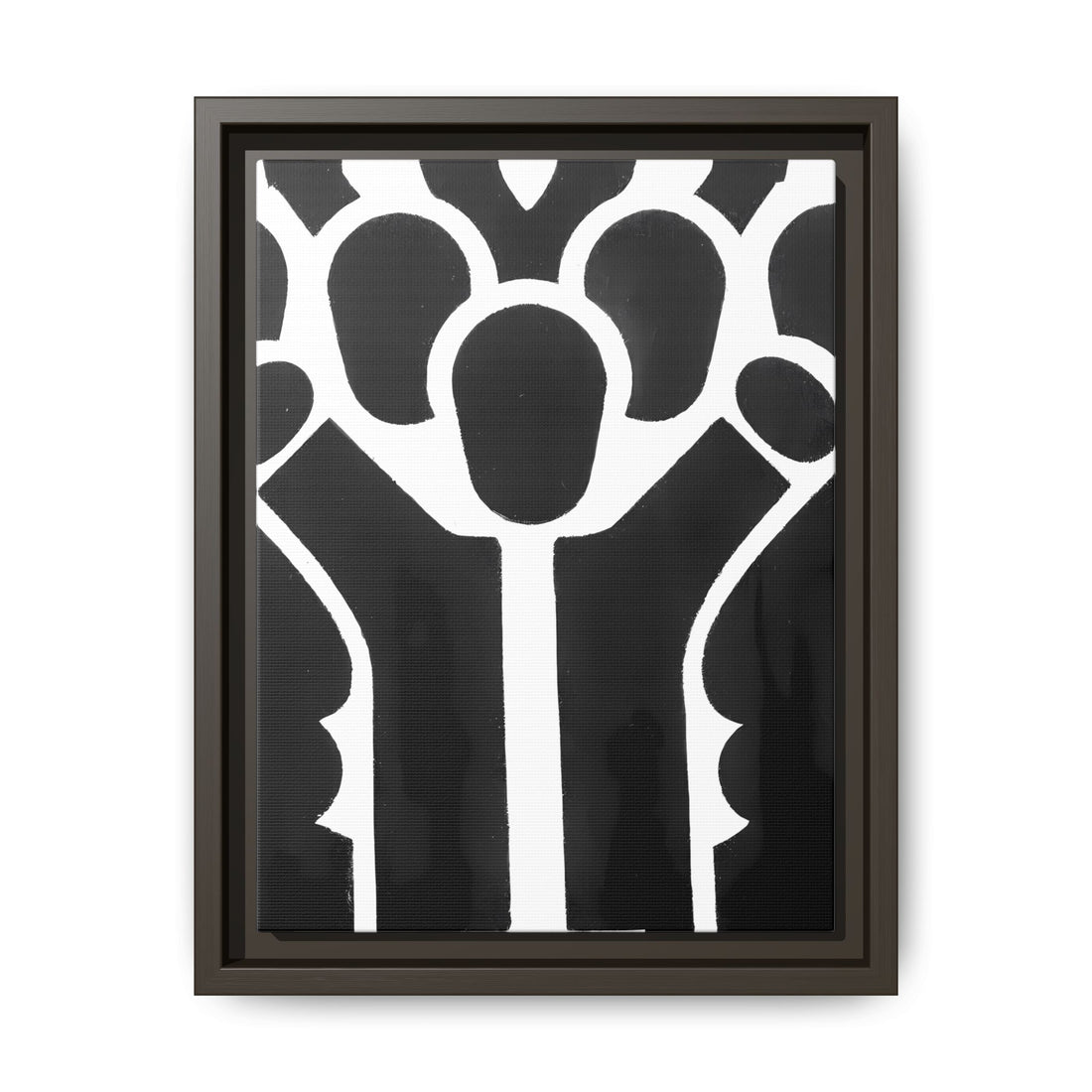 Hands Up, Fluid Series | Framed Canvas Wall Art