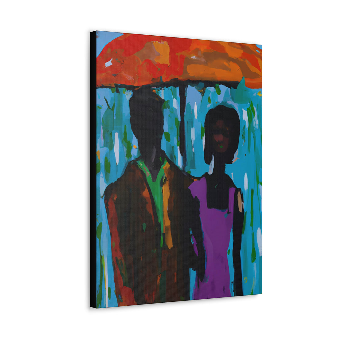 Purple Rain, Black Love Series | CANVAS Gallery Wrap