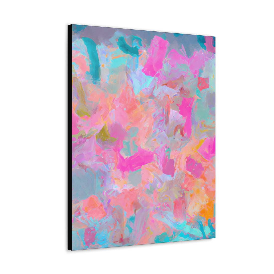 Pink Splash, Abstract Series CANVAS Wall Art