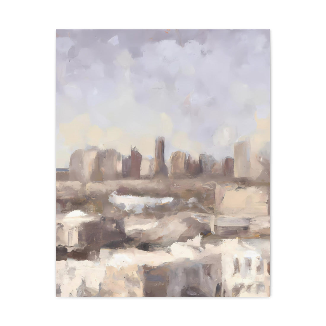 Chicago, Cityscape Living Series CANVAS Wall Art