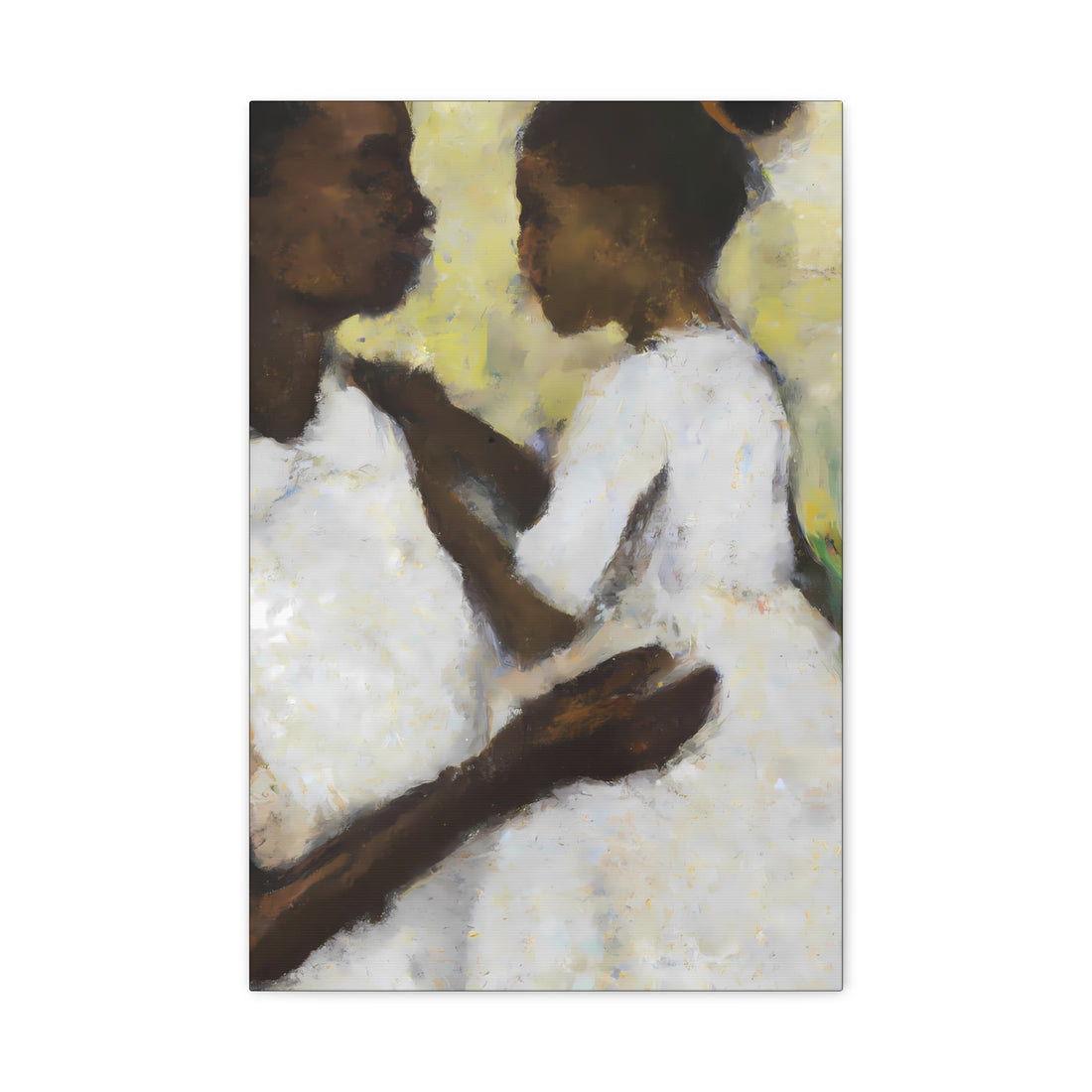 Ivory Mother, Canvas Wall Art Daughter Series