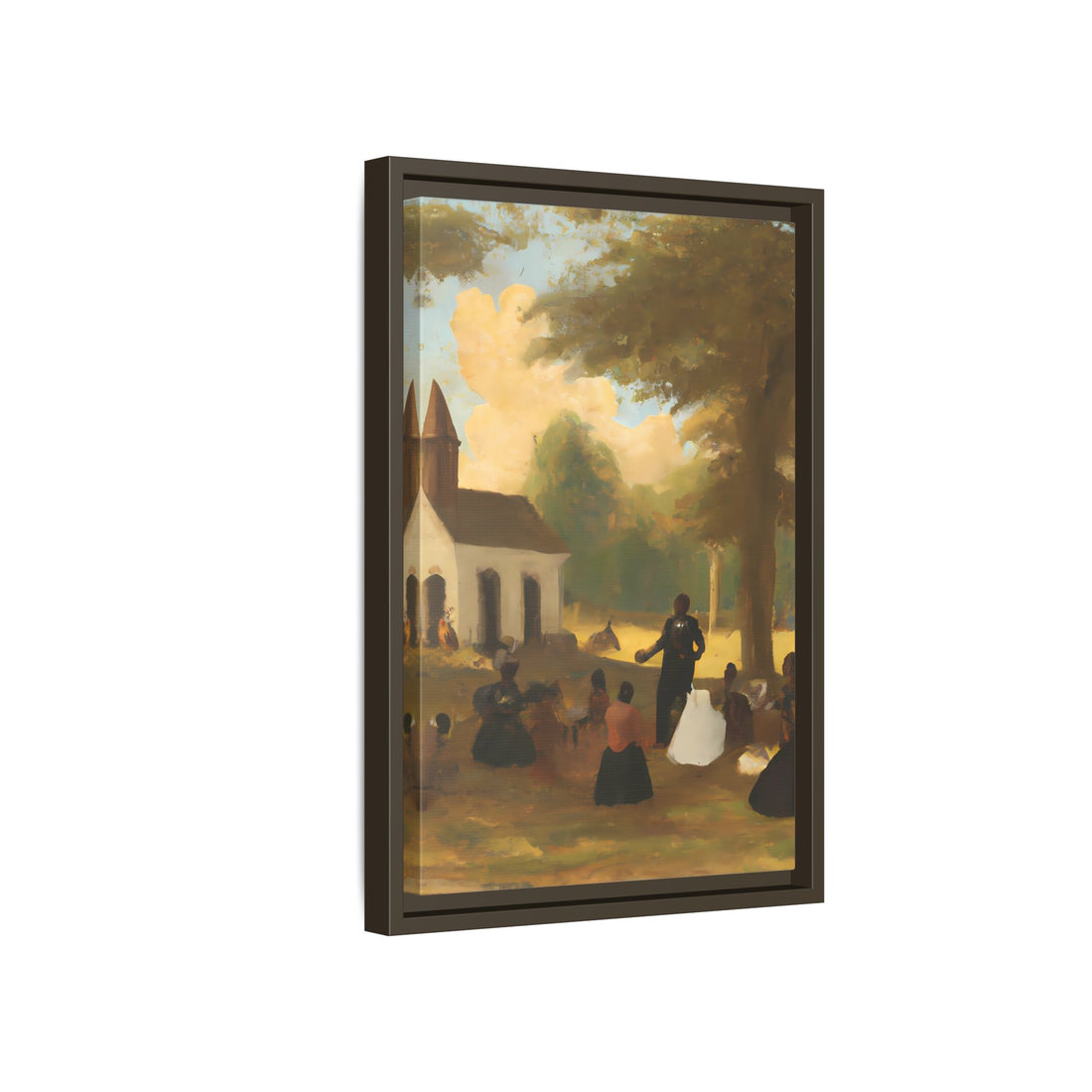 The Gathering, Vintage Series | Framed Canvas Wall Art