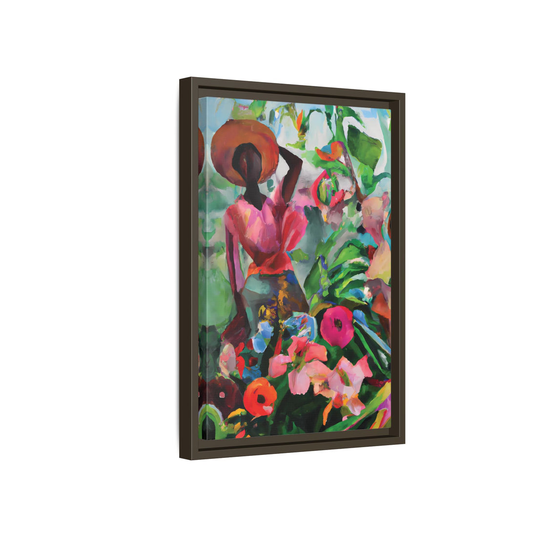 Wild Flowers, Garden Series | Framed Canvas Wall Artt