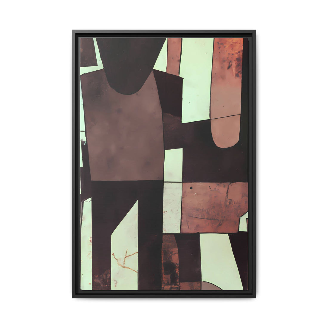 Partnership, Fluid Series | Framed Canvas Wall Art