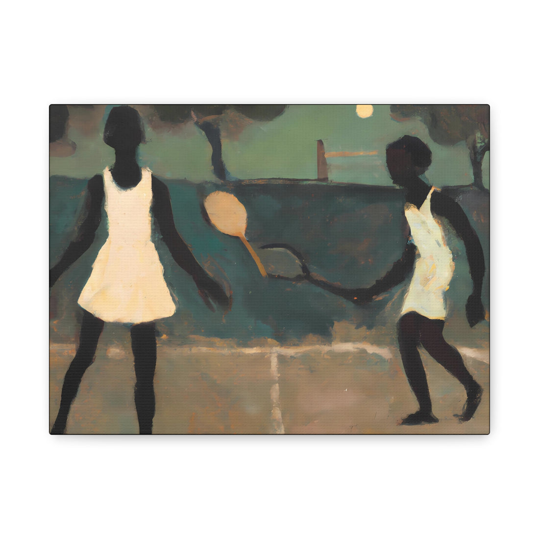 Doubles, Over the Sofa | Horizontal CANVAS Art