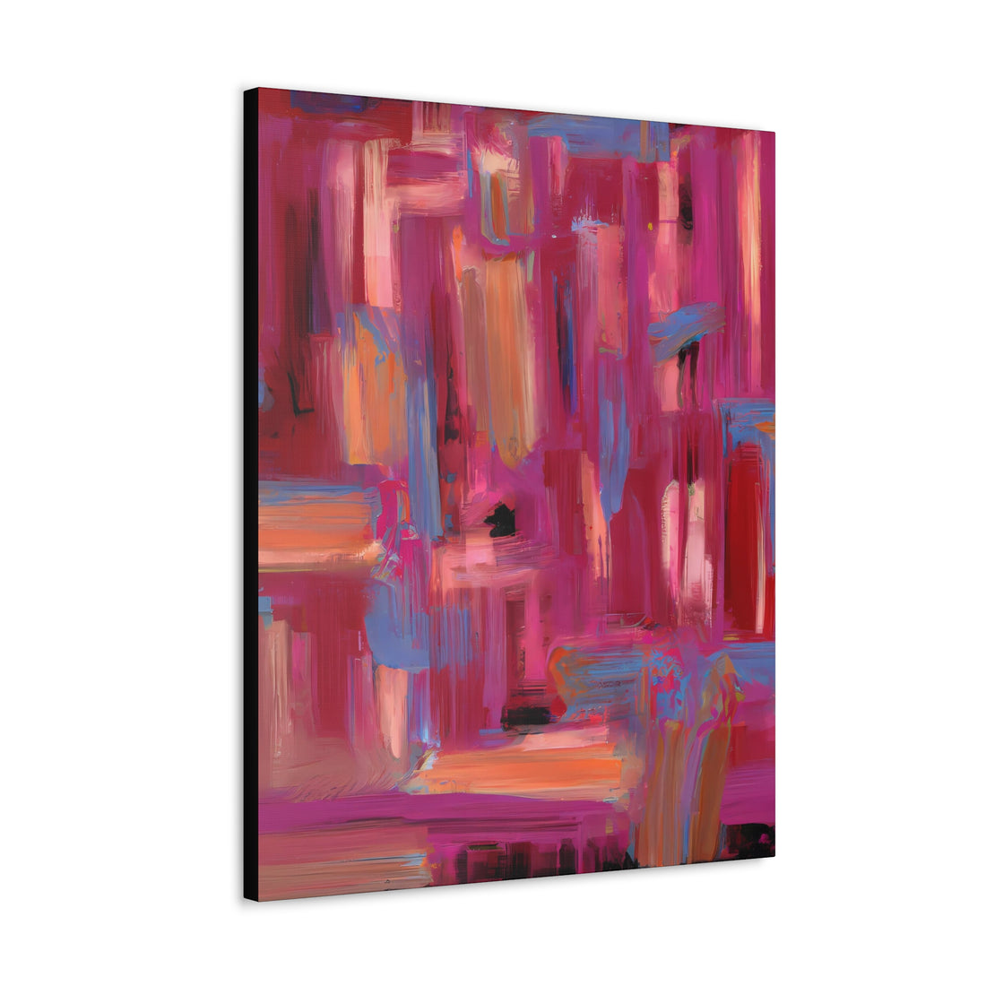 Seated Lunch, Abstract Series Canvas Wall Art