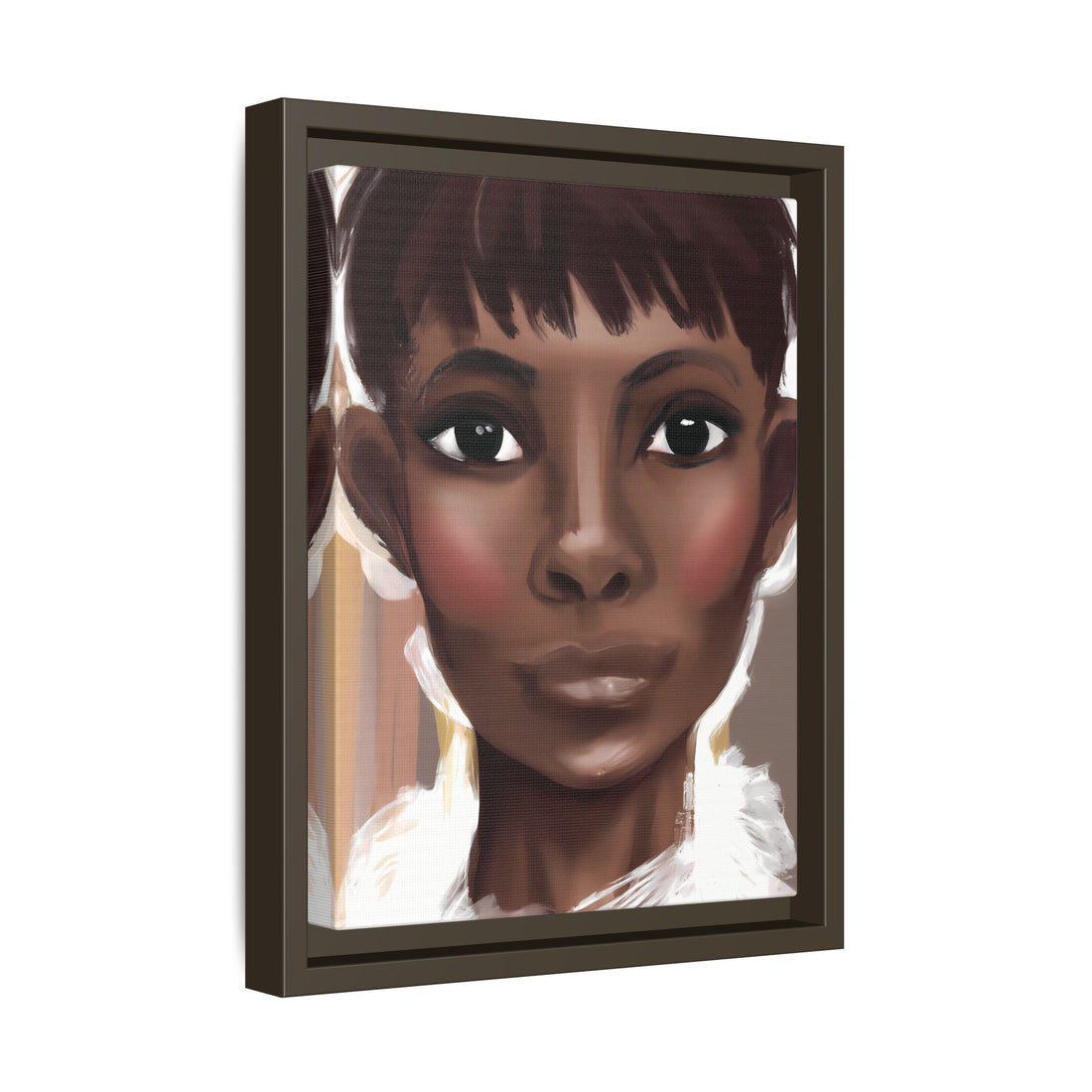 Pixie Diva, Black Beauty Series | Framed Canvas Wall Art