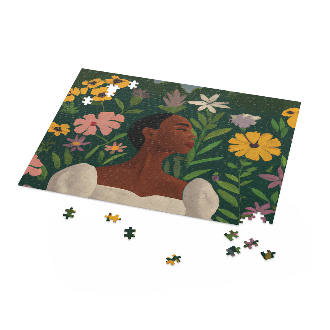 Puff Sleeve Garden Puzzle, 120, 252, 500 Piece