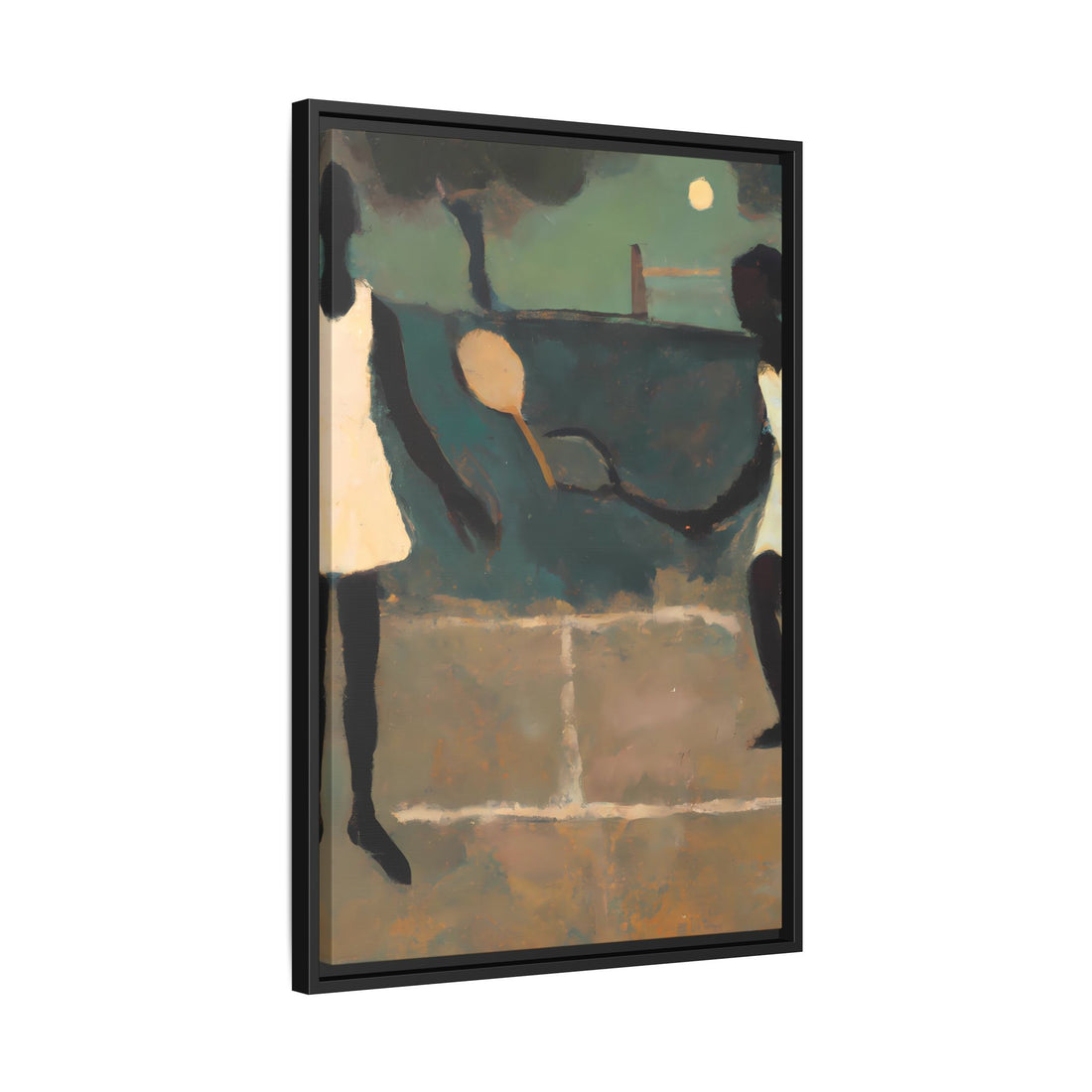 Doubles, Folk Series | Framed Canvas Art