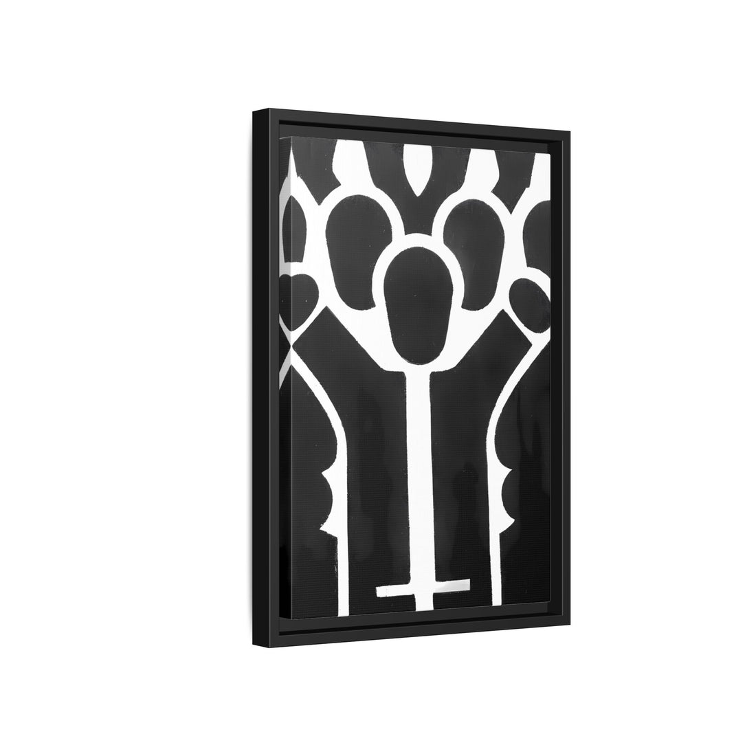 Hands Up, Fluid Series | Framed Canvas Wall Art