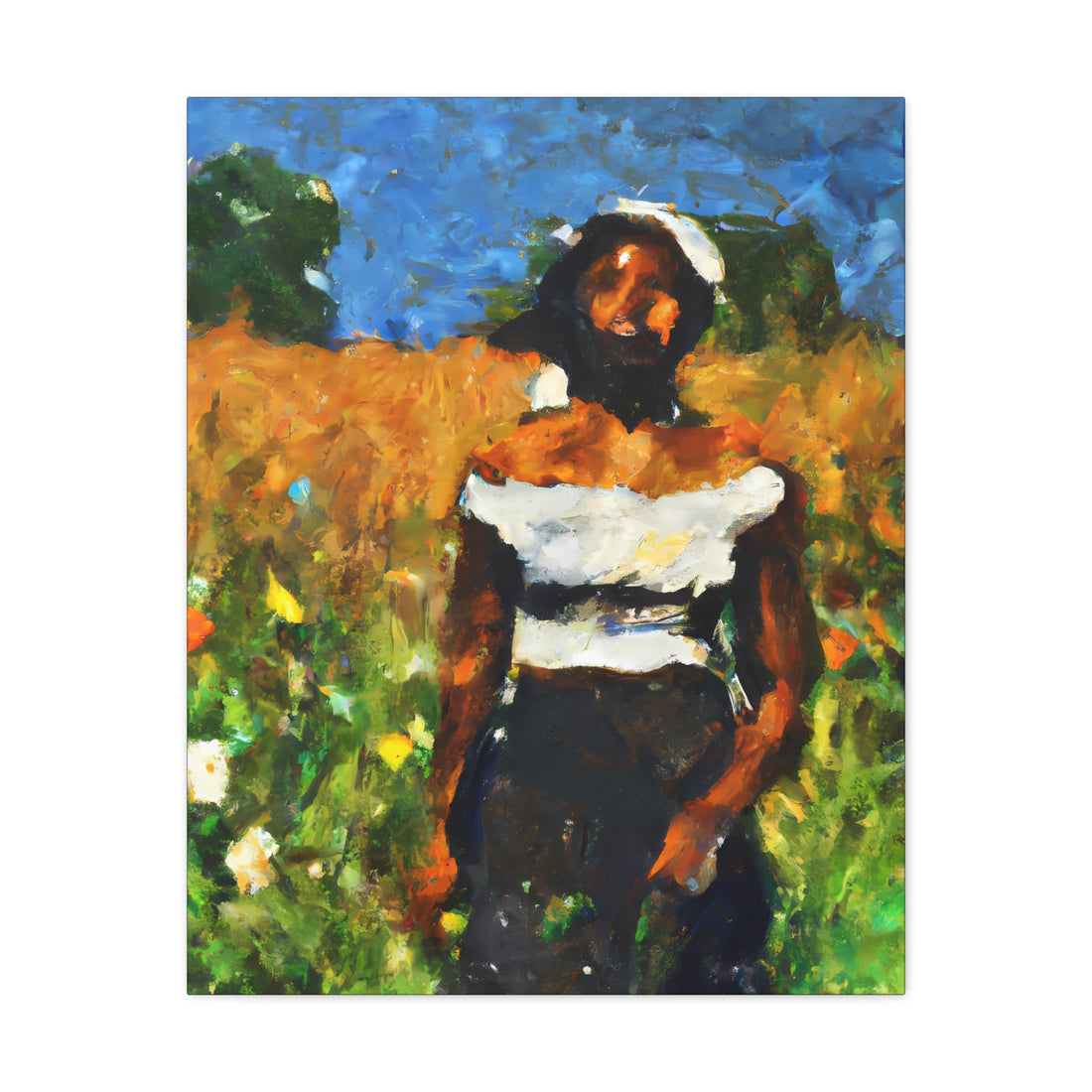 Lady 1, Cottage Series CANVAS Gallery Wrap