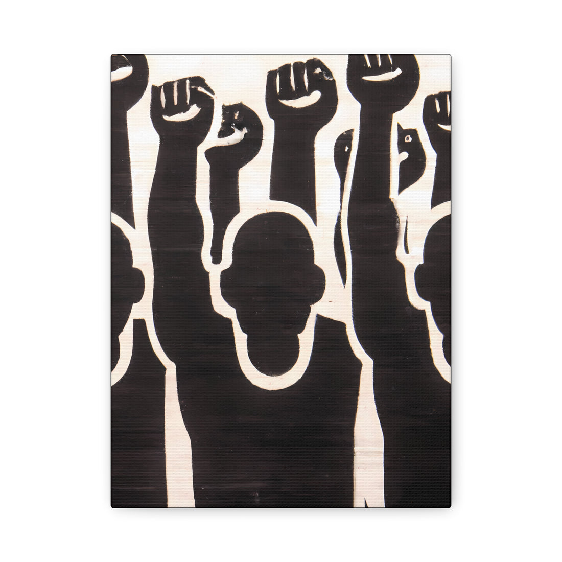 Hands Up 2, Contrast Series | Canvas Wall Art
