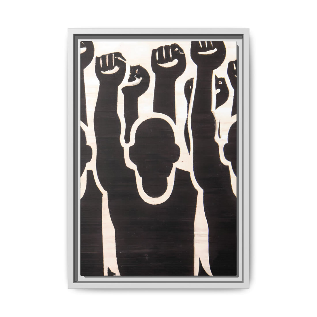 Hands Up 2, Abstract Series | Framed Canvas Wall Art