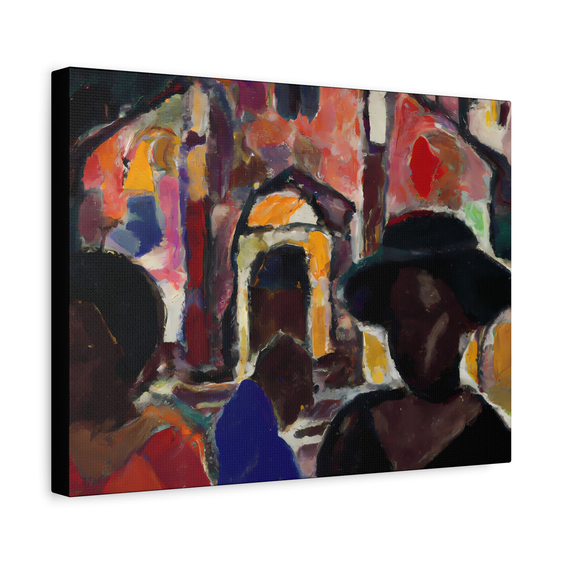 Congregants, Over the Sofa | Horizontal CANVAS Art