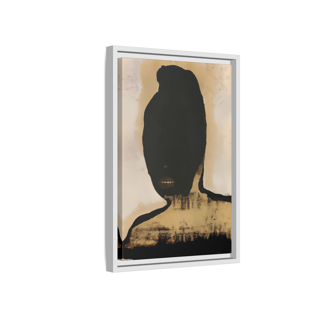 Study in Black, Fluid Series | Framed Canvas Wall Art