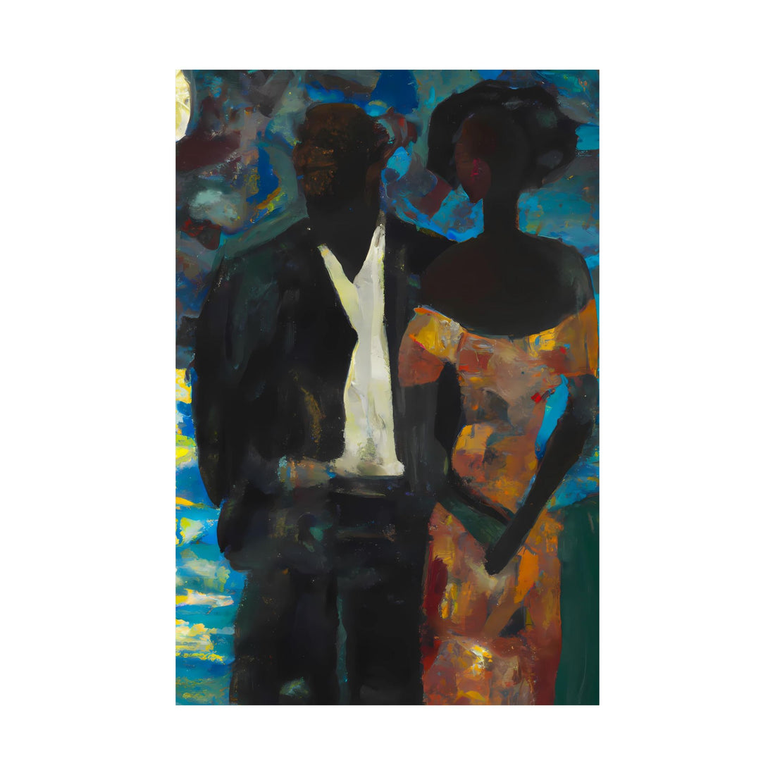 Moonlight, Couple Series | Poster Print