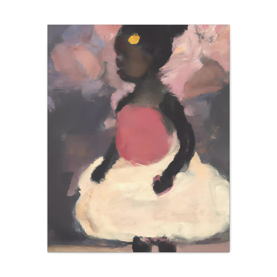 Black Ballerina 3 Canvas Wall Art Daughter Series