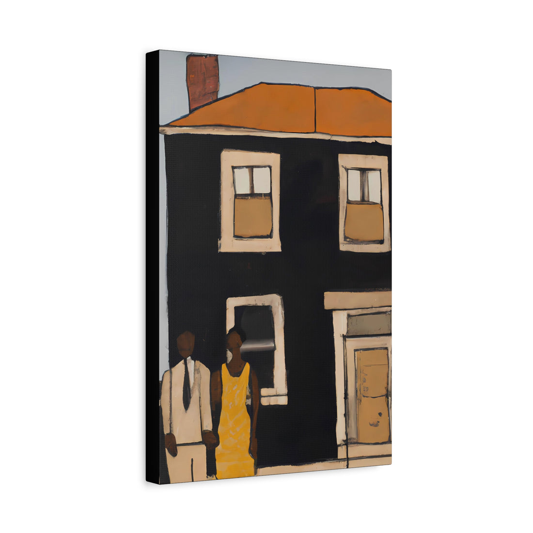 Family Home Folk Art Series, CANVAS wall art