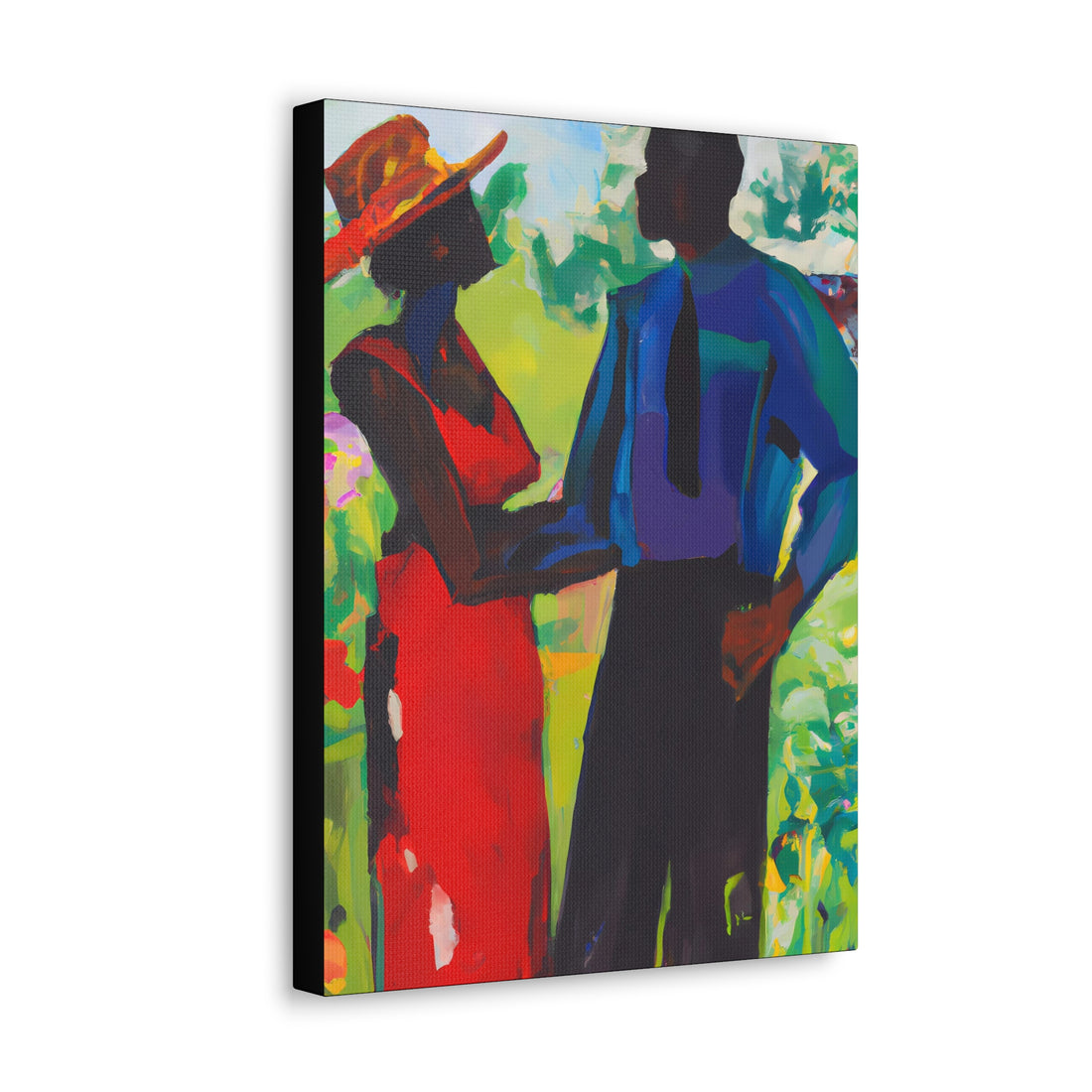 Red Hat, Black Love Series | CANVAS Gallery Wrap