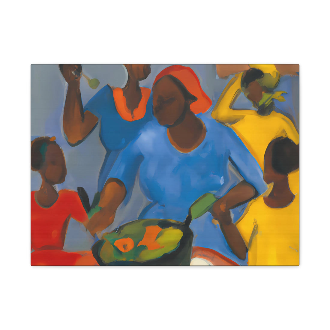 Sunday Dinner, Over the Sofa | Large CANVAS Wall Art