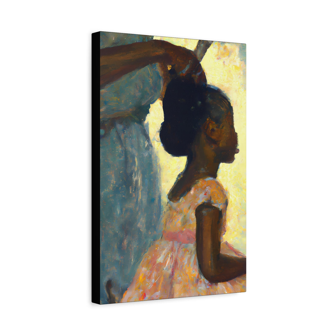 Hair Days, Daughter Series, Canvas Wall Art