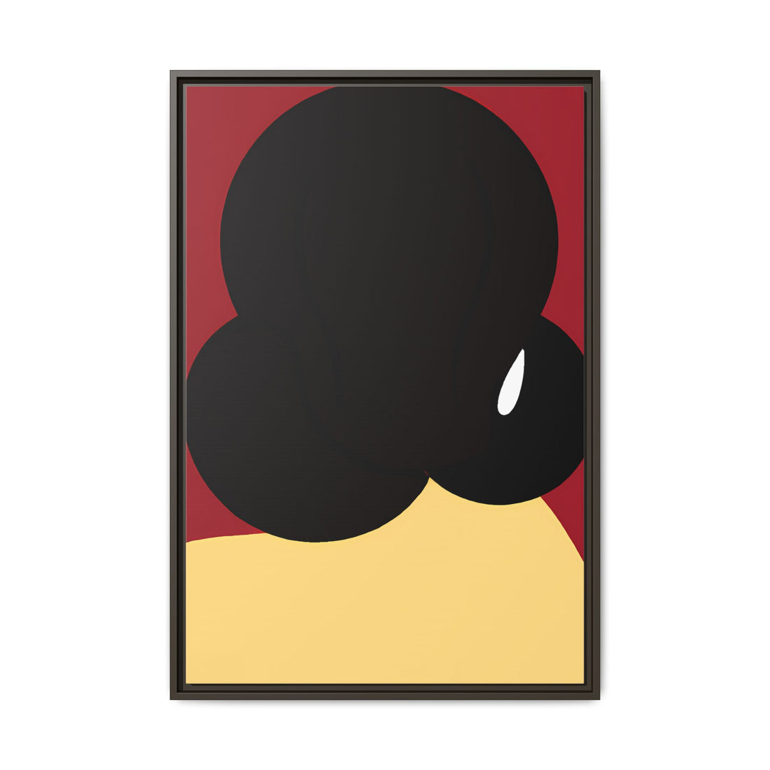 The Bun, Black Beauty Series | Framed Canvas Wall Art