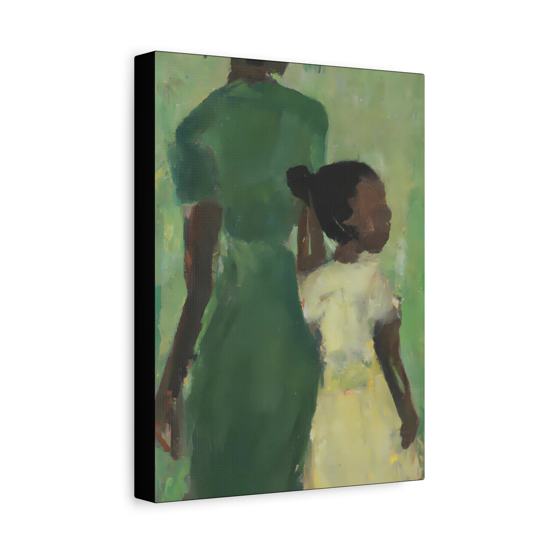 Green Mother, Daughter Series, CANVAS Wall Art