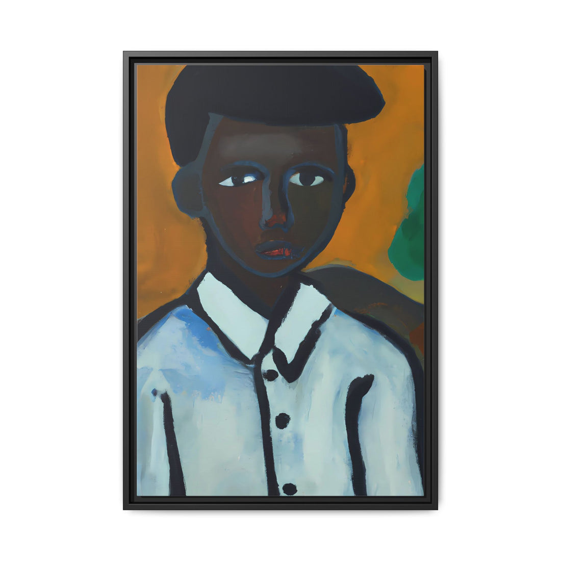 Grant, Folk Series | Framed Canvas Wall Art