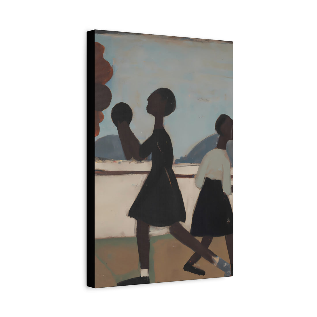 Play Ball, Folk Art Series CANVAS wall art