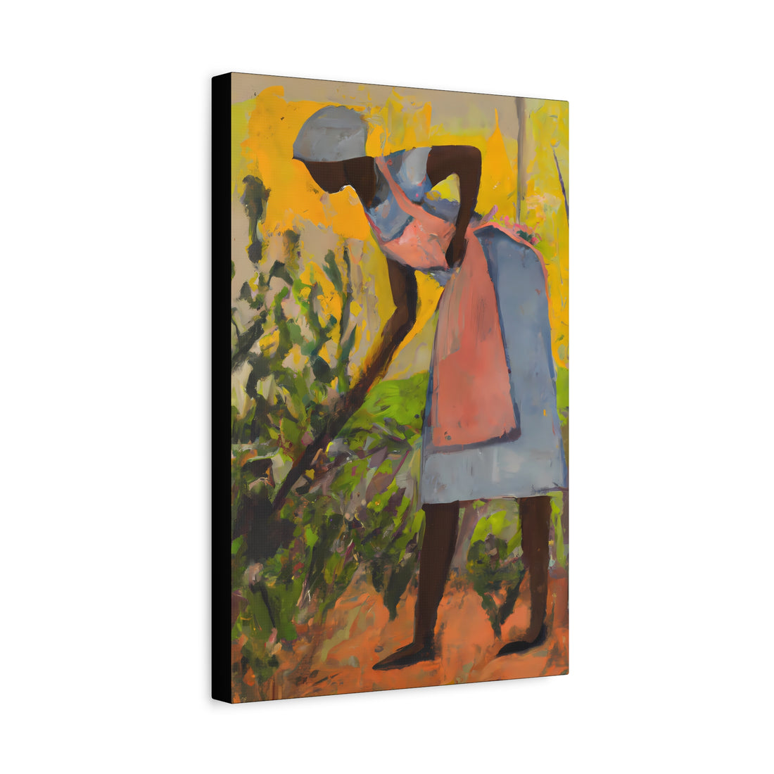 Hoeing, Land Series | Canvas Wall Art