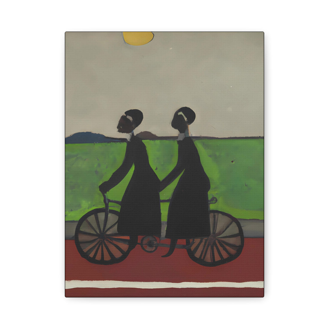 Double Ride Folk Art Series, CANVAS wall art