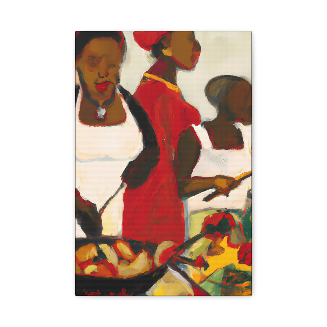 Lady in White, Lifestyle Series | Canvas Wall Art