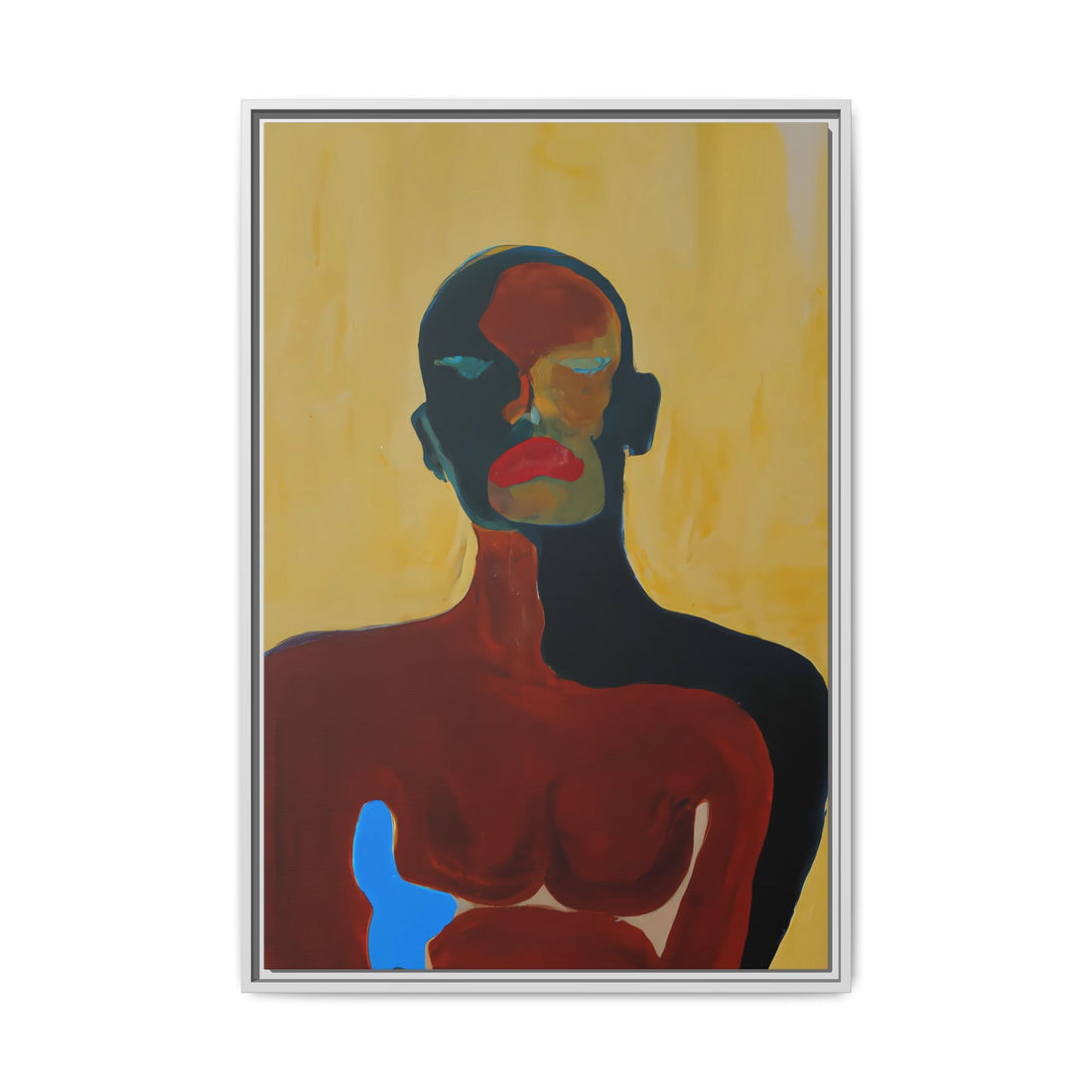 Woman of Substance, Fluid Series | Framed Canvas Wall Art