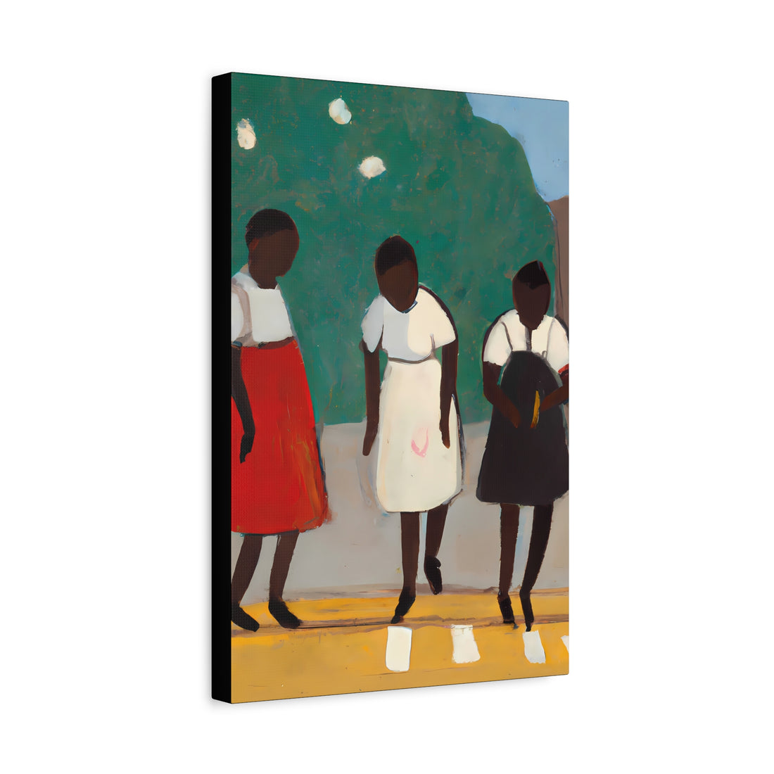 Hop, Folk Art Series, CANVAS wall art