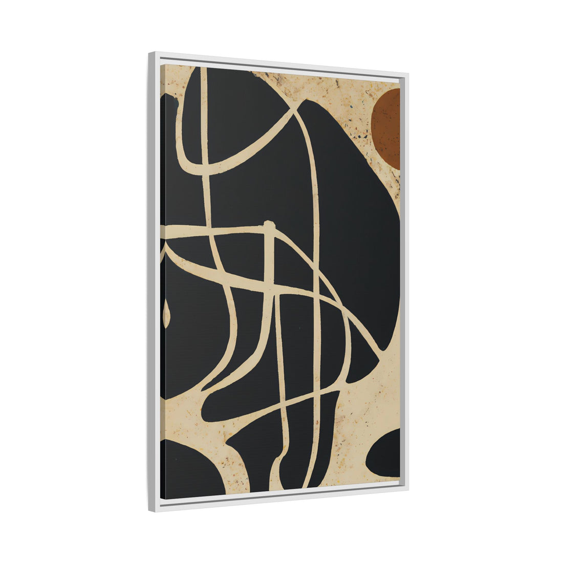 Risen Modern Art, Fluid Series | Framed Canvas Wall Art