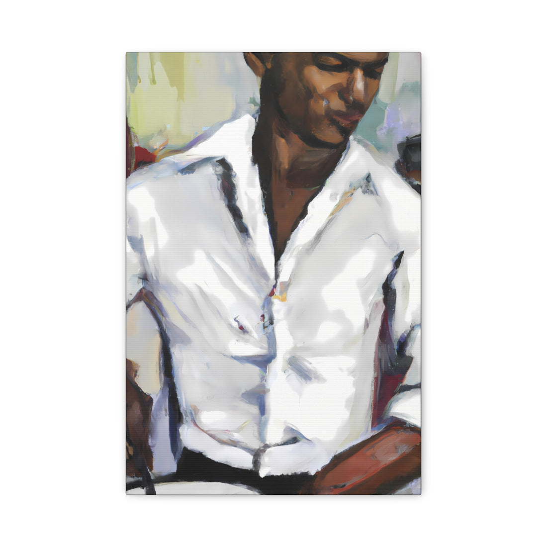 Dinner Date, Men Series CANVAS Wall Art