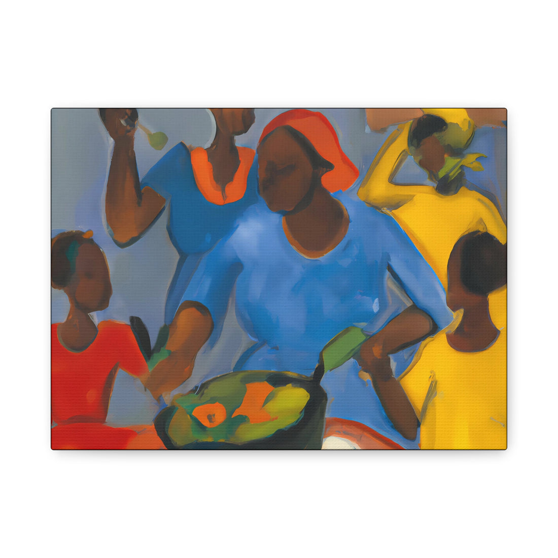 Sunday Dinner, Over the Sofa | Large CANVAS Wall Art