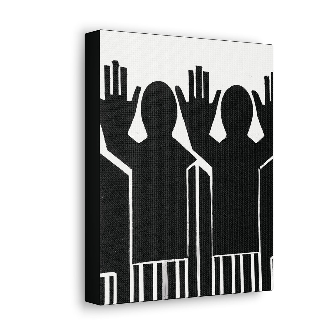 Hands Up 3, Contrast Series | Canvas Wall Art