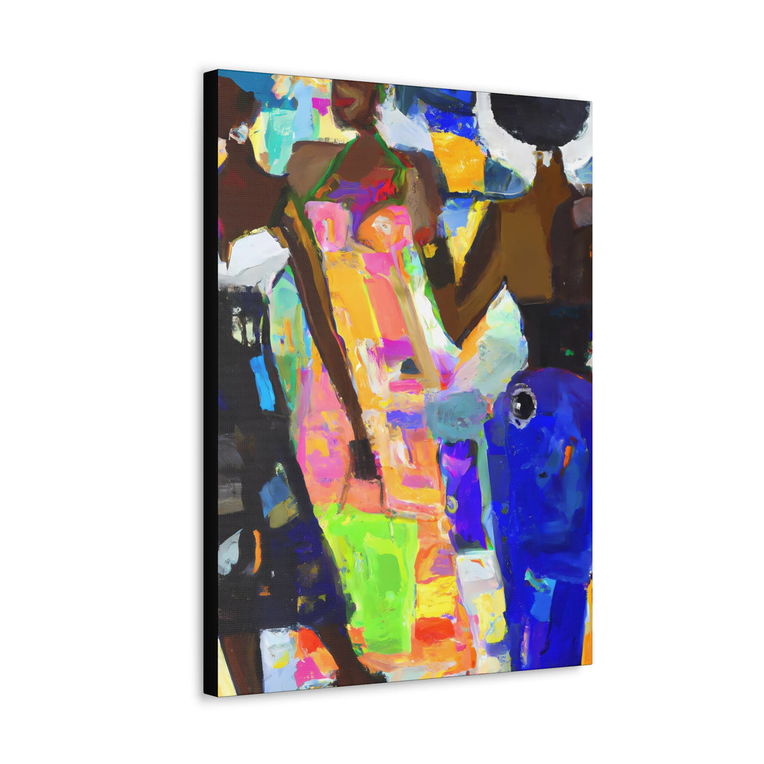 Lady in Prism, Shopping Lifestyle Series | Canvas Wall Art