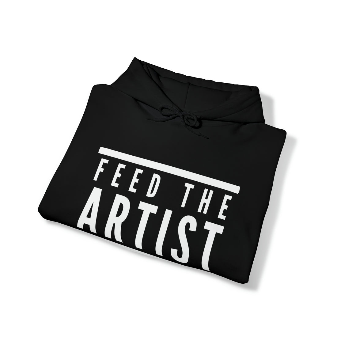 Feed the Artist Hoodie, Unisex Heavy Hooded Sweatshirt