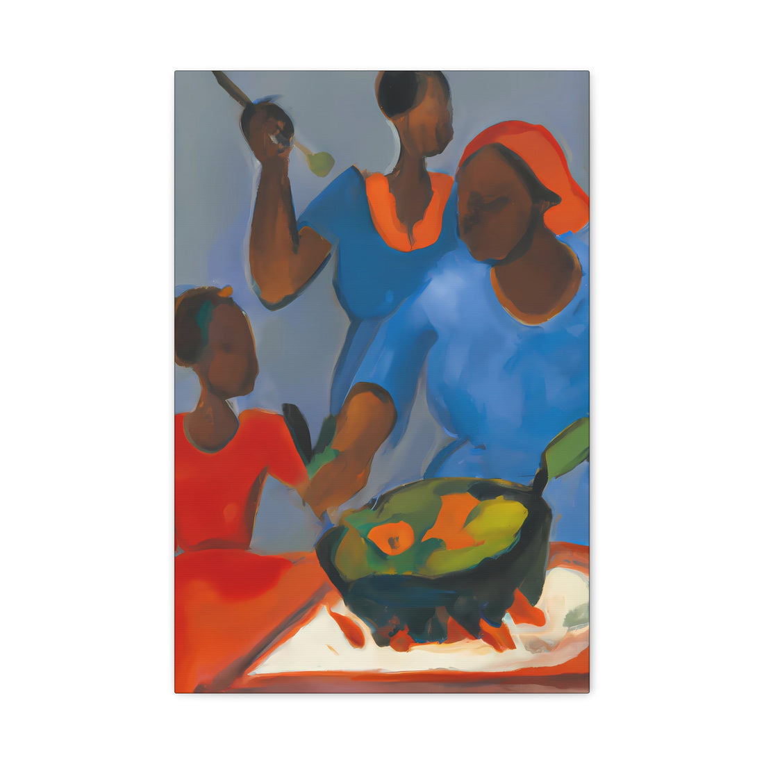 Sunday Dinner, Lifestyle Series | Canvas Wall Art