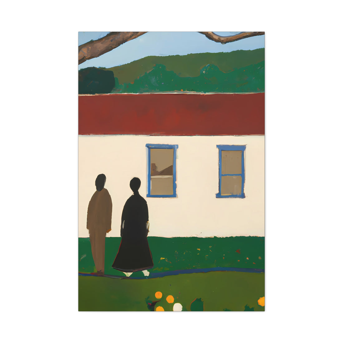 Country Home Folk Art Series, CANVAS wall art