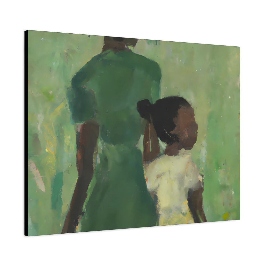 Green Mother, Over the Sofa | Large CANVAS Wall Art