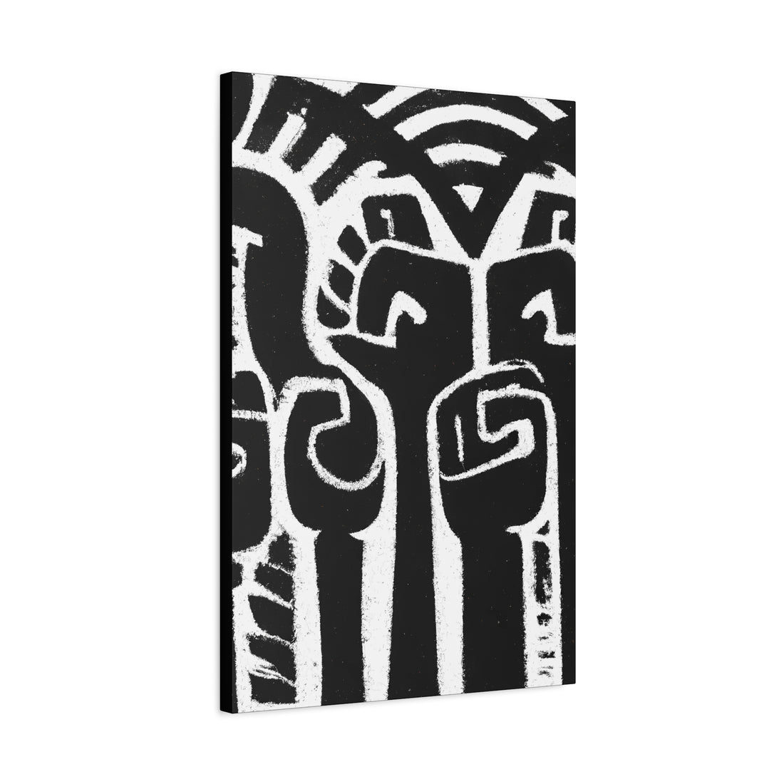 Hands Up 4, Contrast Series | Canvas Wall Art