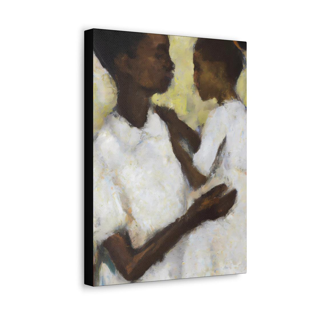 Ivory Mother, Canvas Wall Art Daughter Series