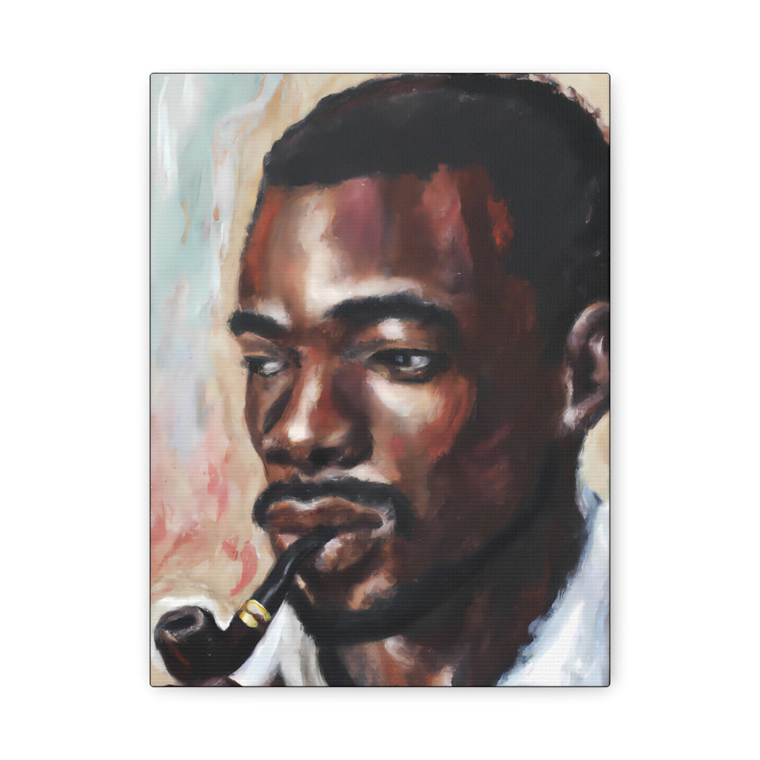 Black Man Smoking, Men Series CANVAS Wall Art
