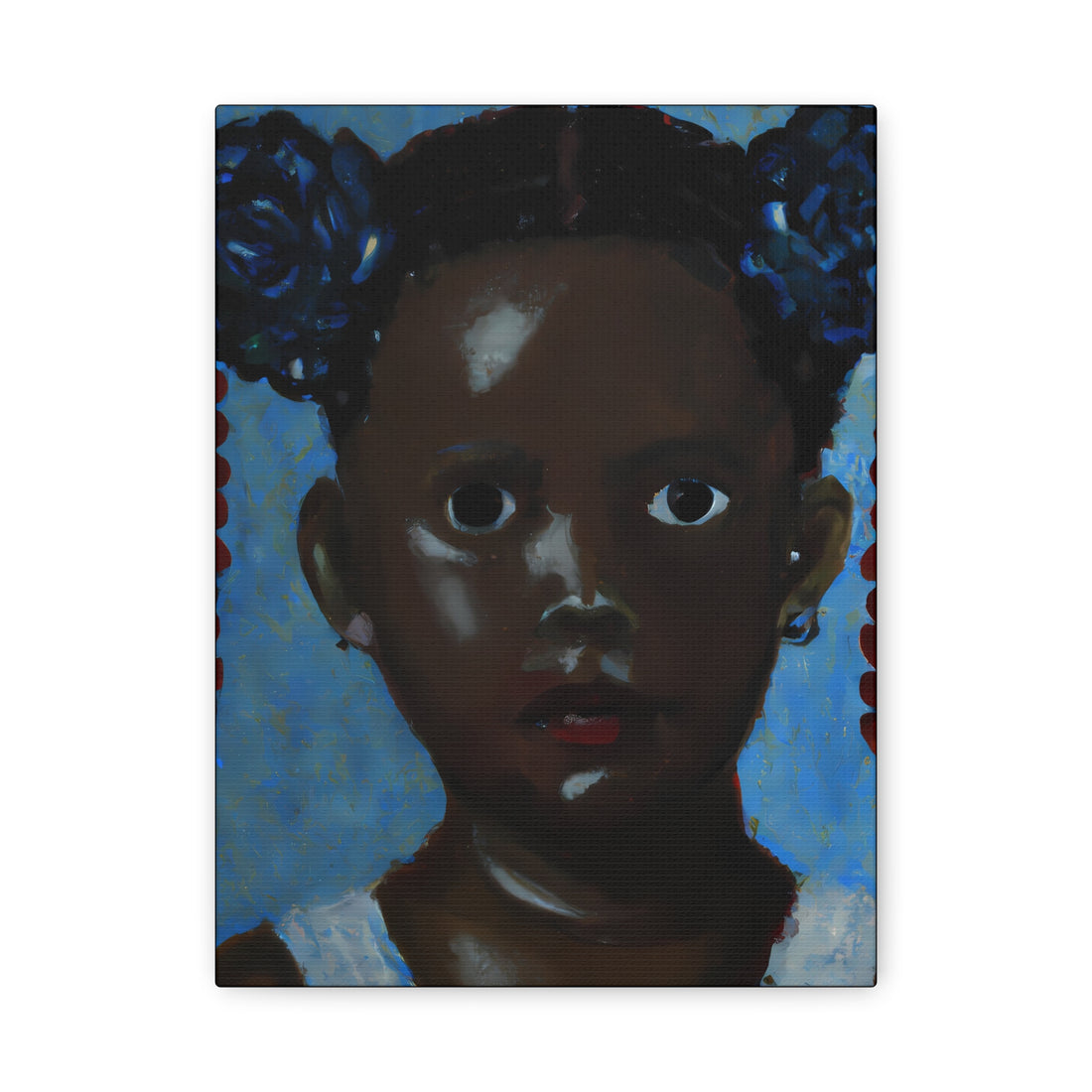 Blue Mood Canvas Wall Art Daughter Series
