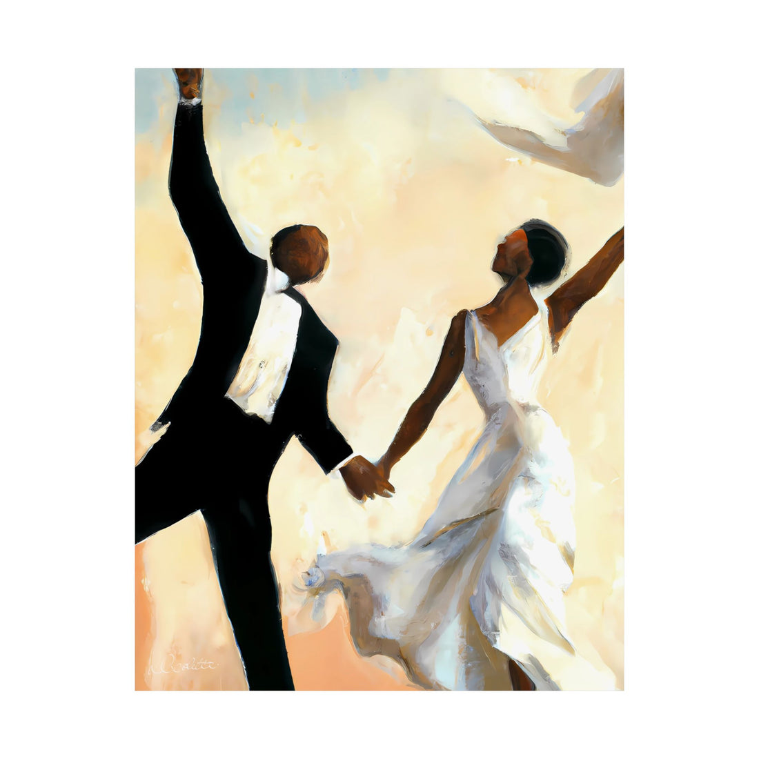 Wedding Day, Jumping the Broom | Signed Giclée Art Print