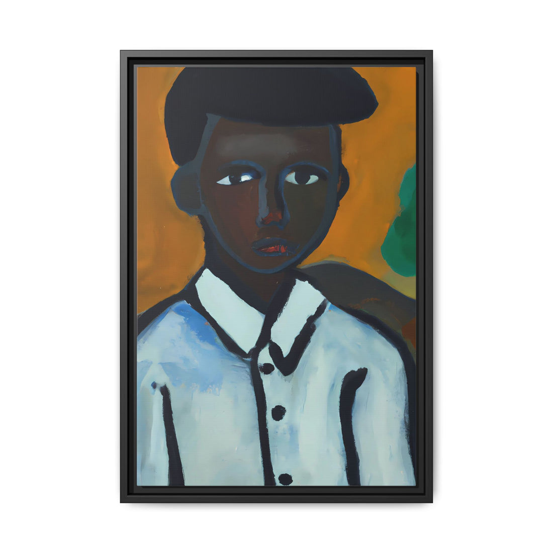 Grant, Folk Series | Framed Canvas Wall Art